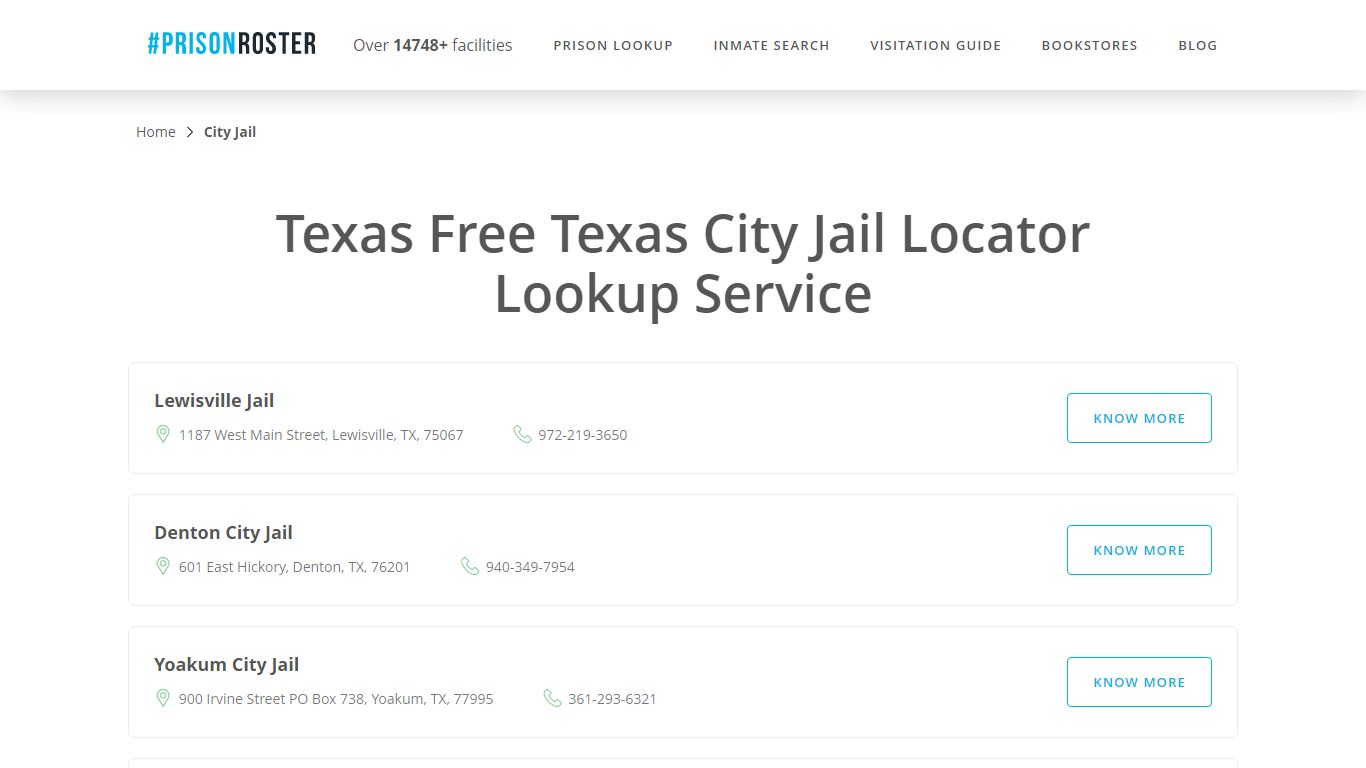 Texas City Jail Inmate Lookup - Prisonroster